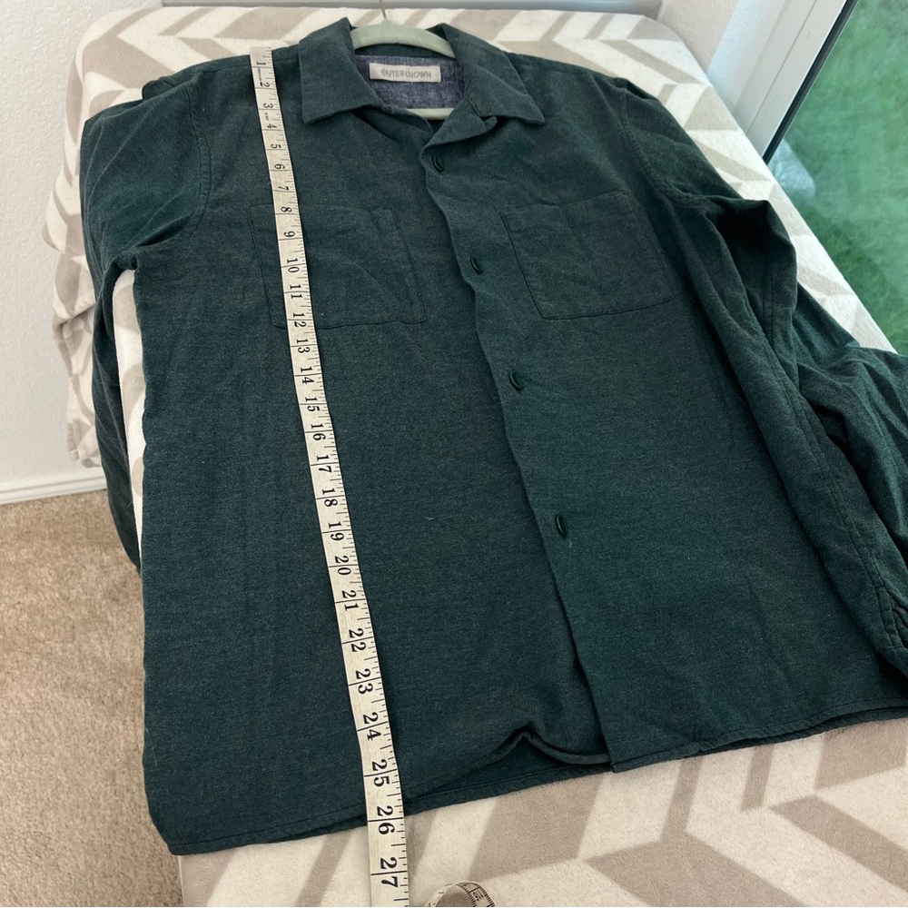 OUTERKNOWN Flannel Shirt 100% Cotton size Medium - Picture 8 of 8